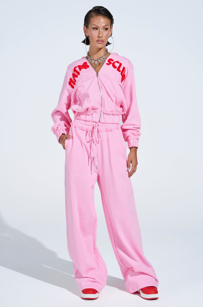 HATERS CLUB WIDE LEG JOGGER