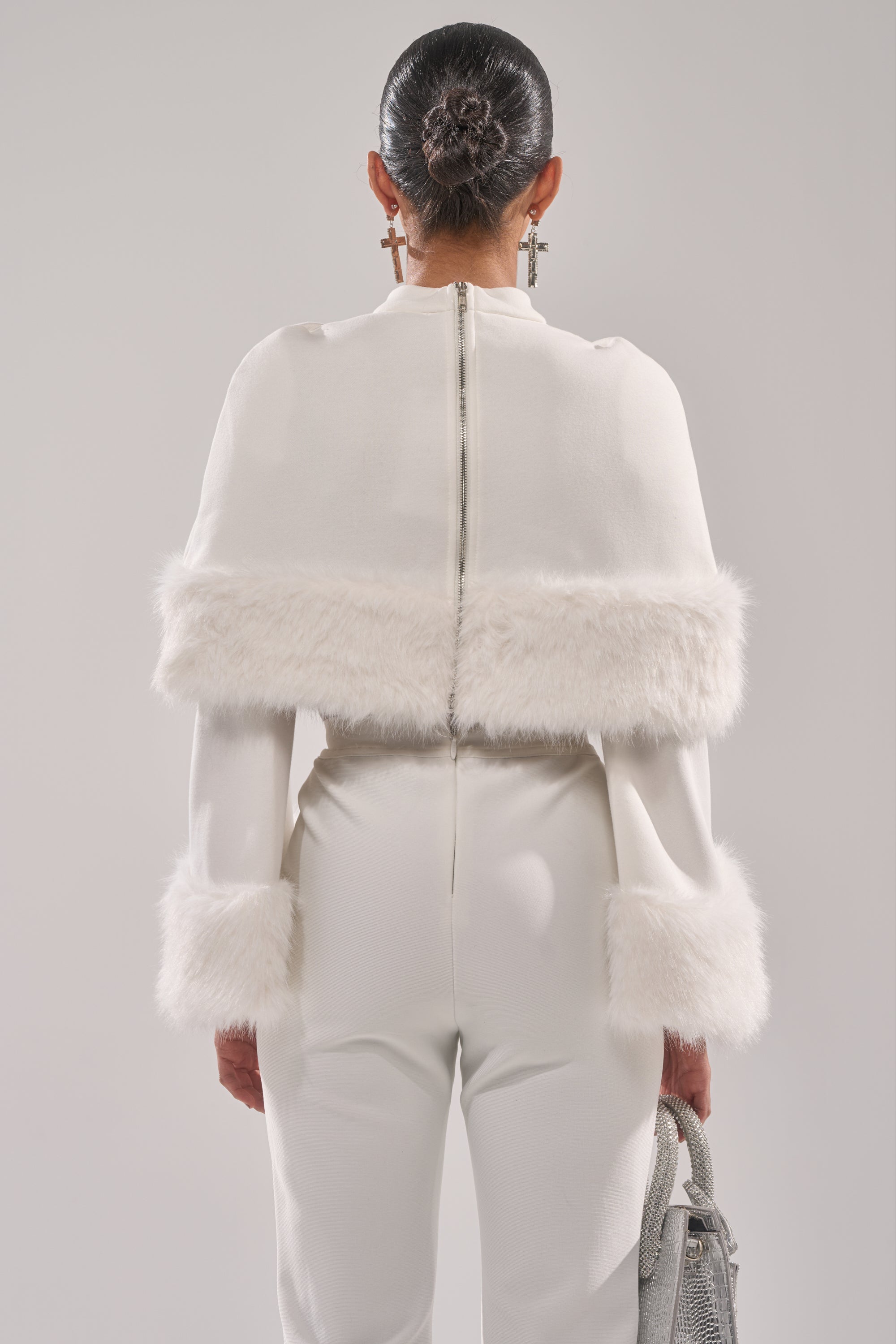 SNOW BUNNY FUR BLOUSE