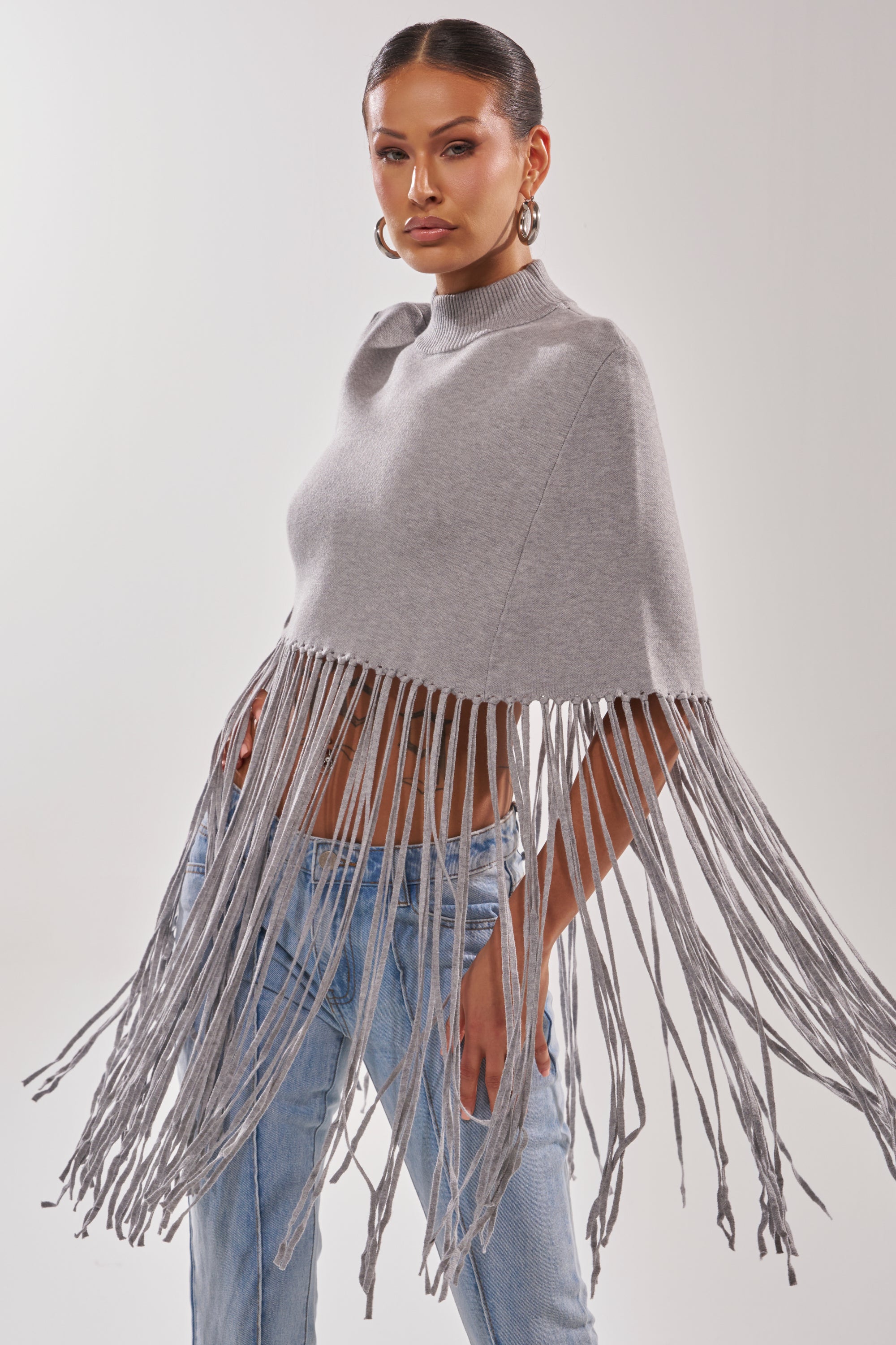 FRINGE FOR DAYS SWEATER