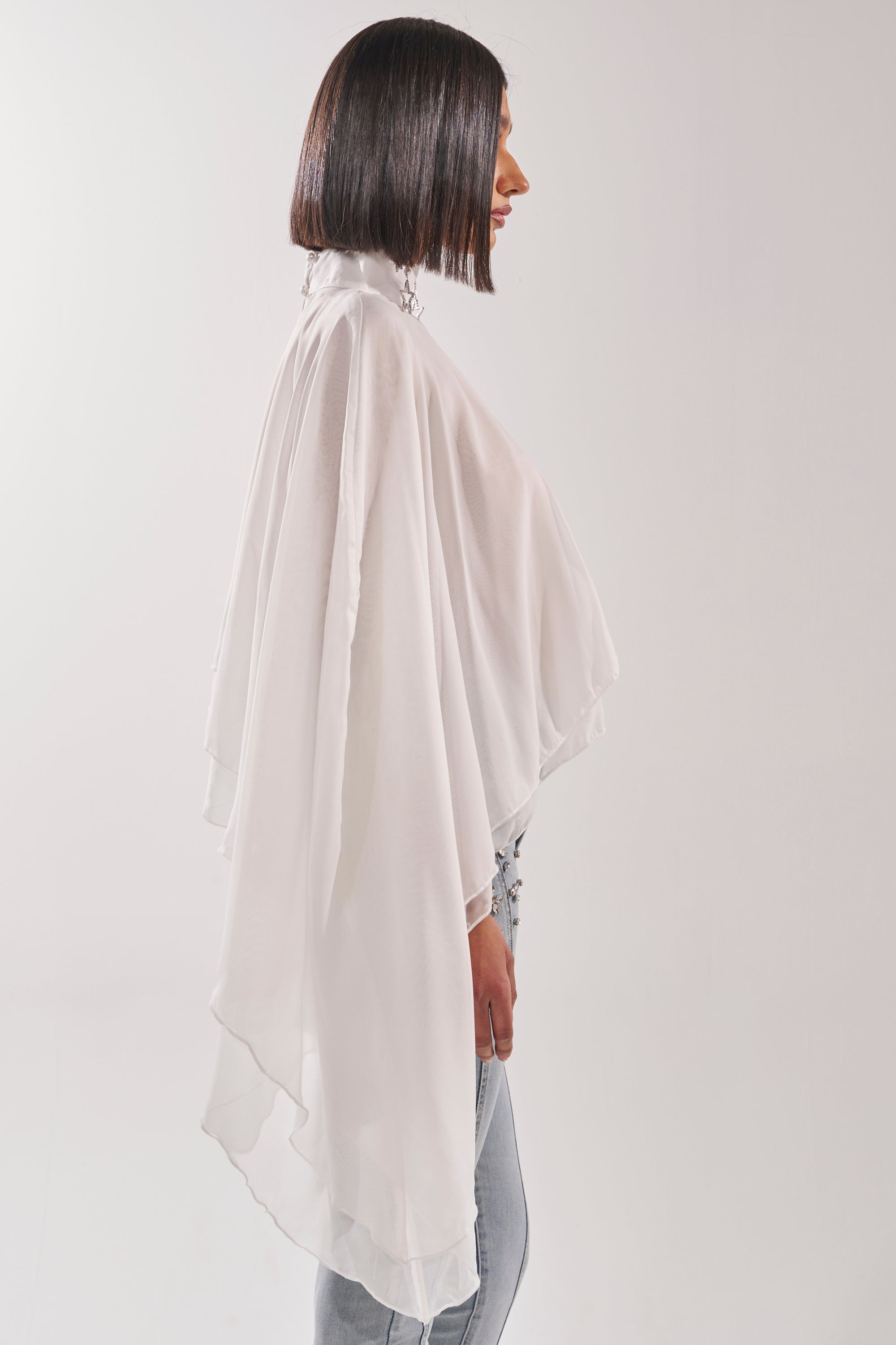 FOLLOW ME DRAPEY BLOUSE