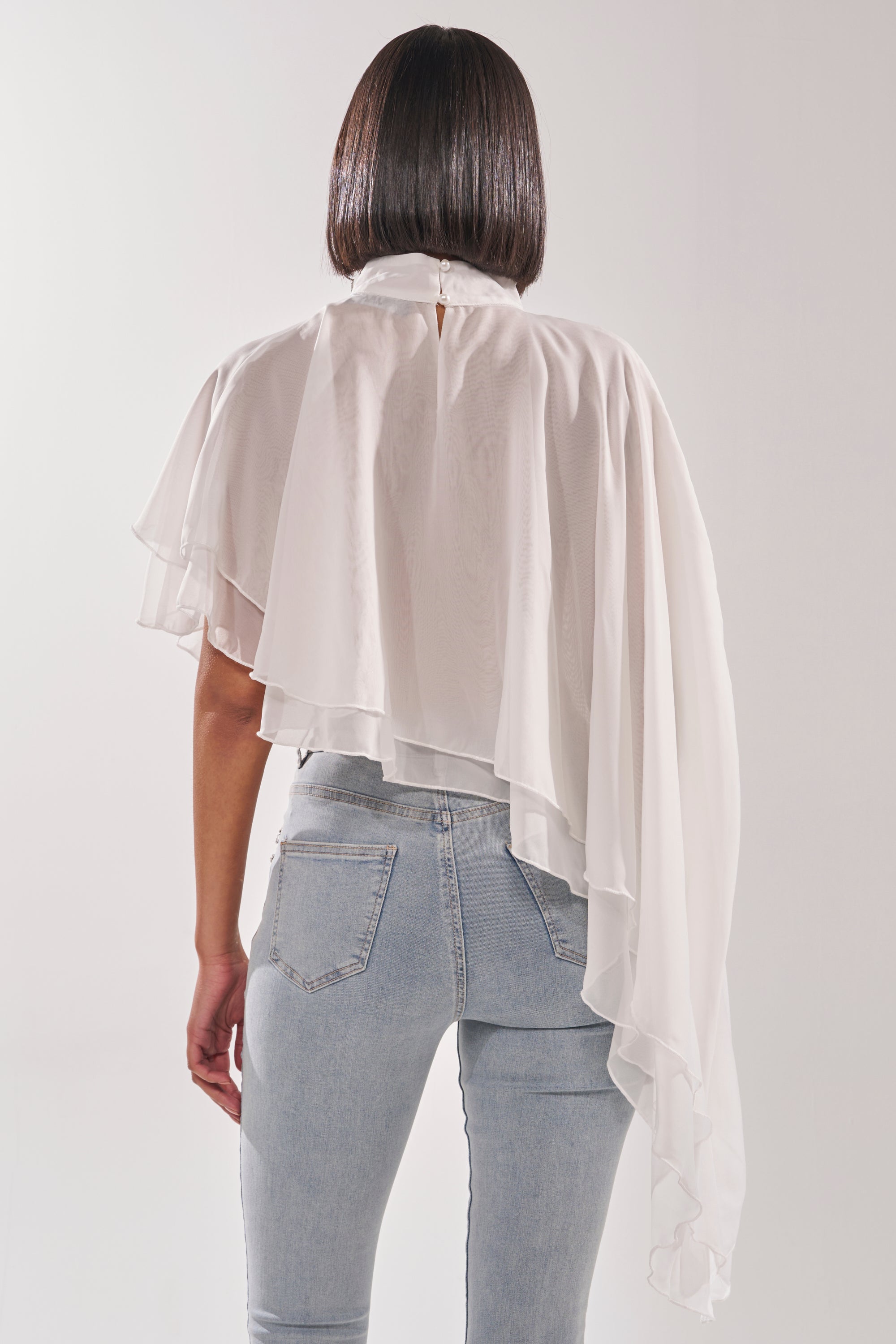 FOLLOW ME DRAPEY BLOUSE