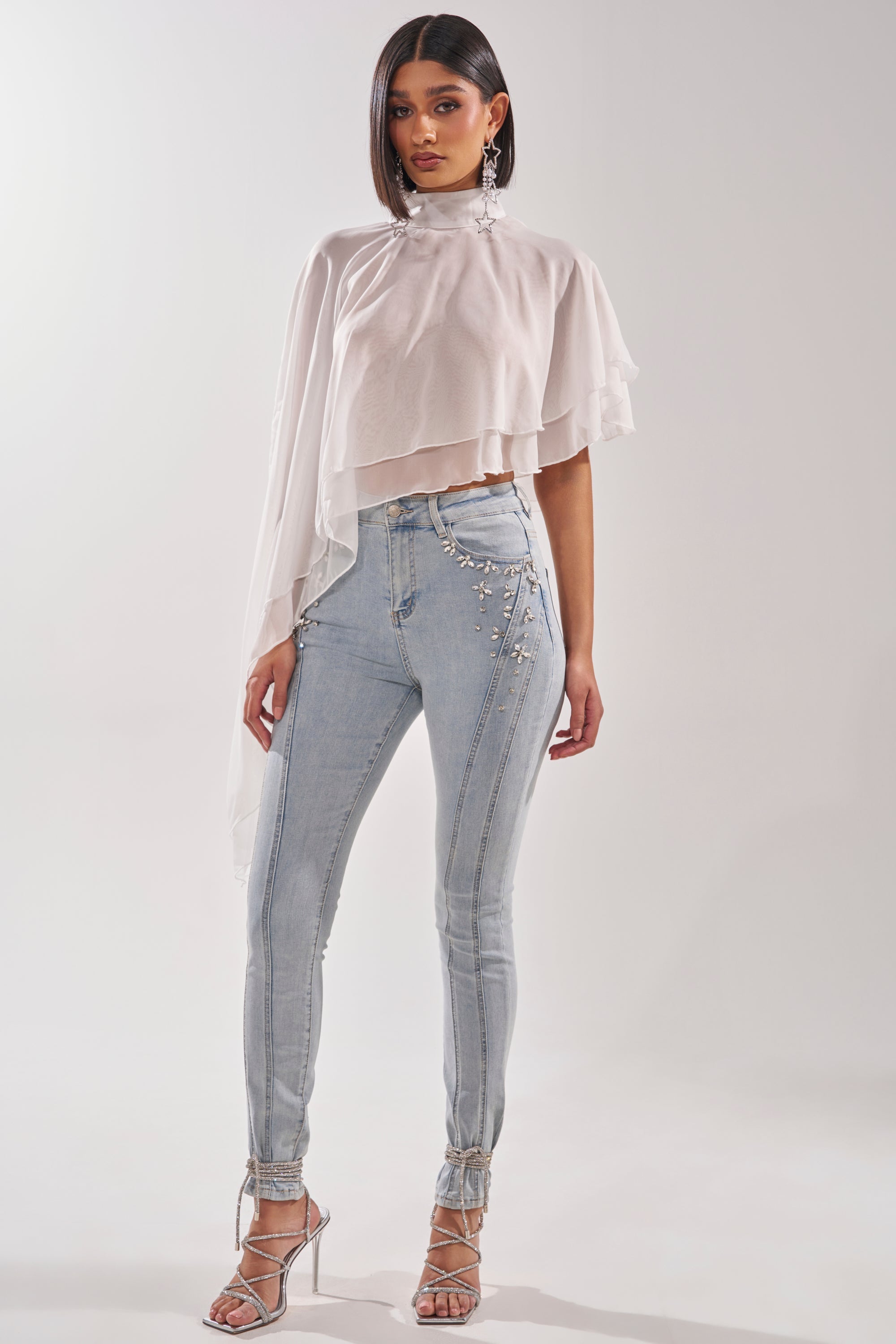 FOLLOW ME DRAPEY BLOUSE