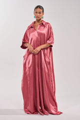SHE'S RICH OVERSIZED JUMPSUIT IN ROSE