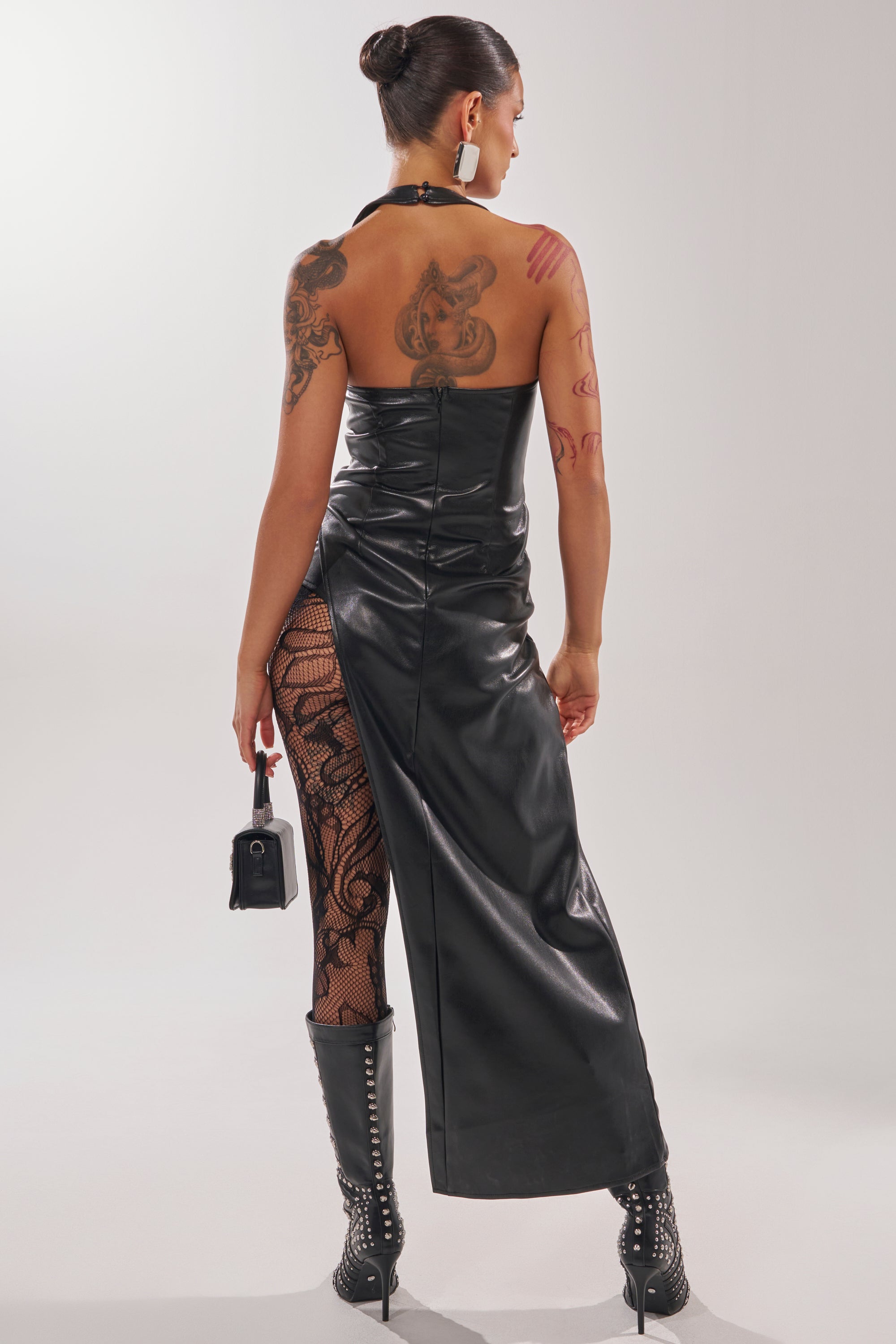 TALIA LACE UP DRAPE TOP