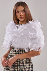TRUDY FEATHER WRAP