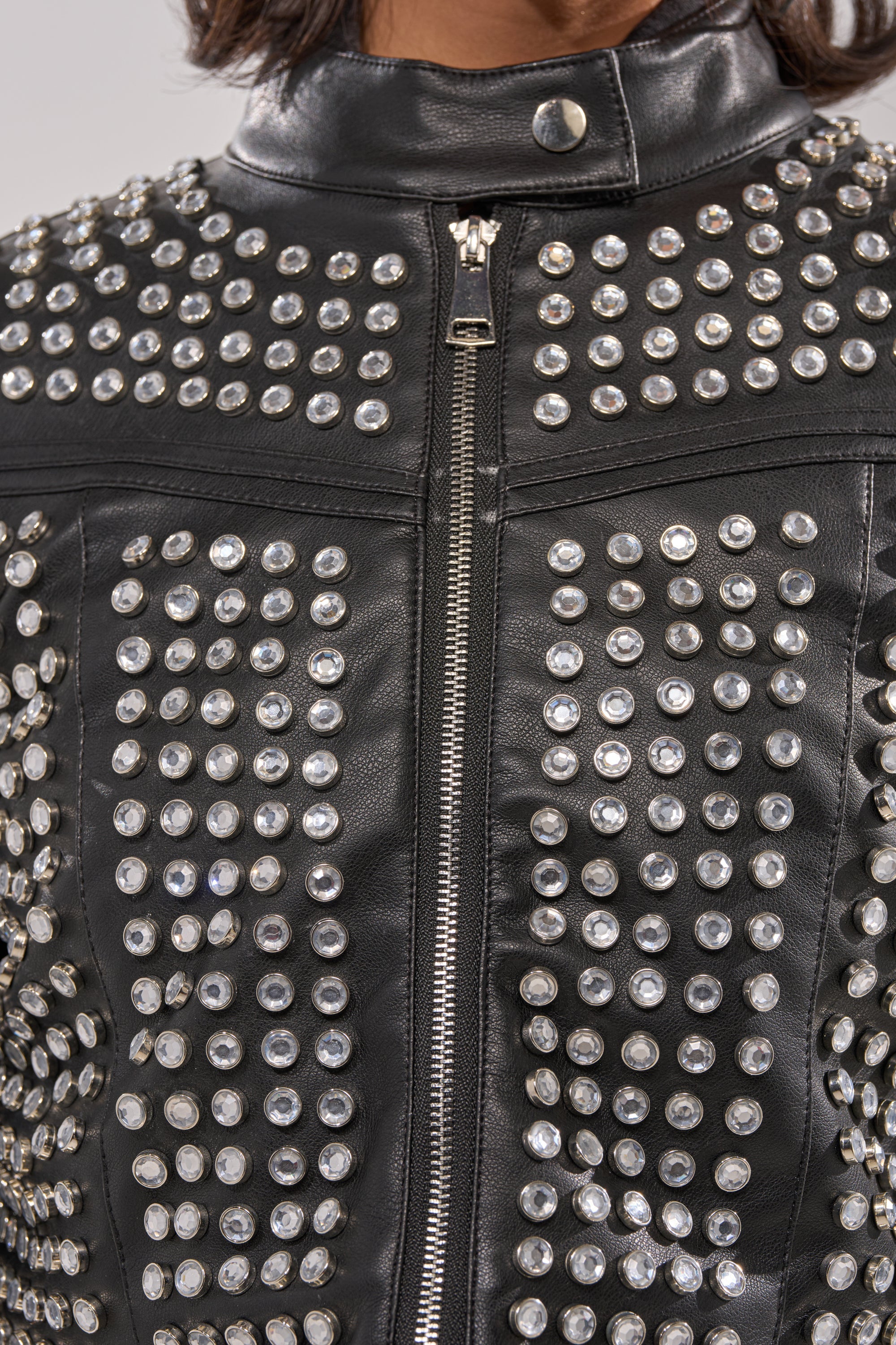ASHTON RHINESTONE MOTO