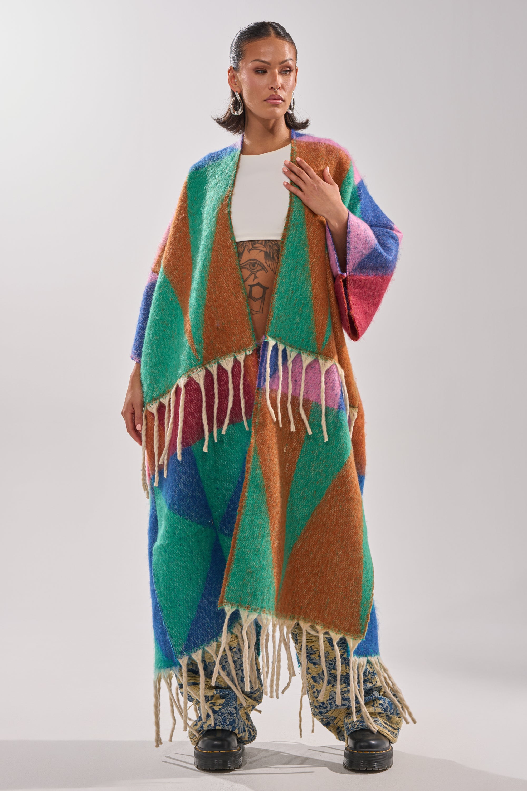 FEELING CRAZY OVERSIZED CARDIGAN