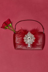 RED CARPET EMBELLISHED PURSE