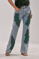 BILLIONAIRE BELLE RHINESTONE JEANS