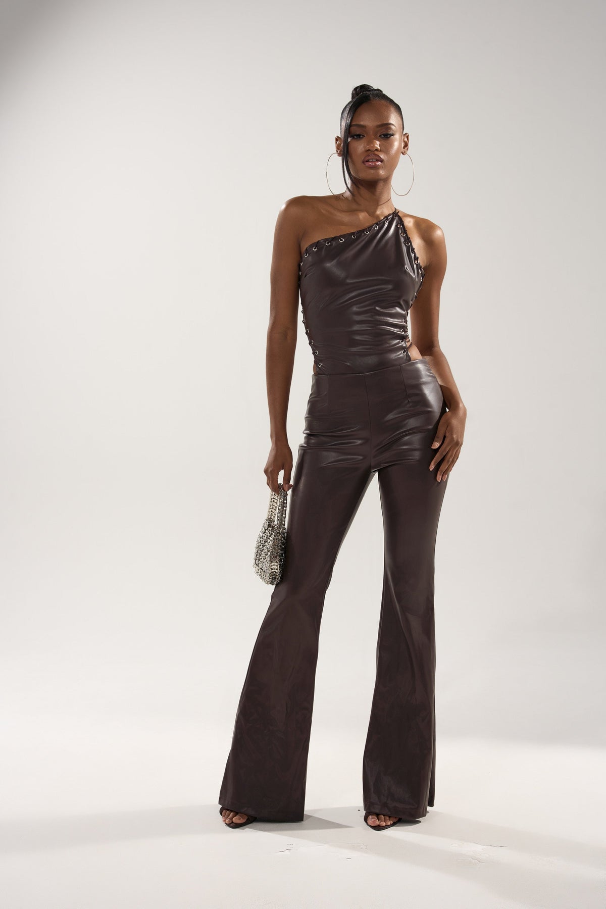 LEMME SHOW YOU WHAT I GOT PU JUMPSUIT