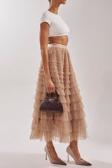 AZALEA WANG BROWN OMBRE EFFECT STILETTO PUMP