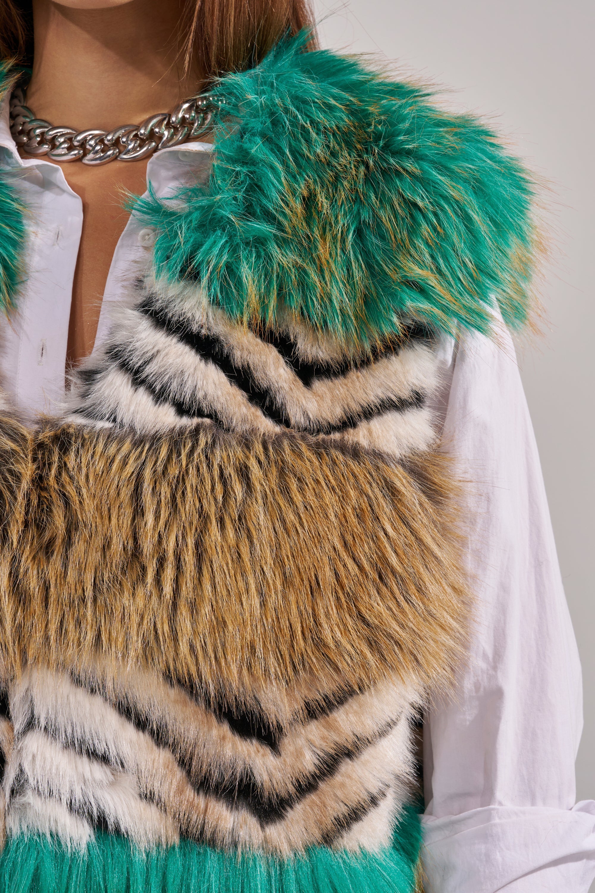 HYDE PARK FAUX FUR VEST