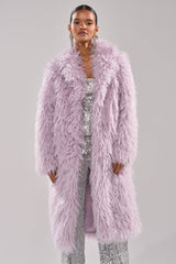 VIOLET SKIES FAUX FUR COAT