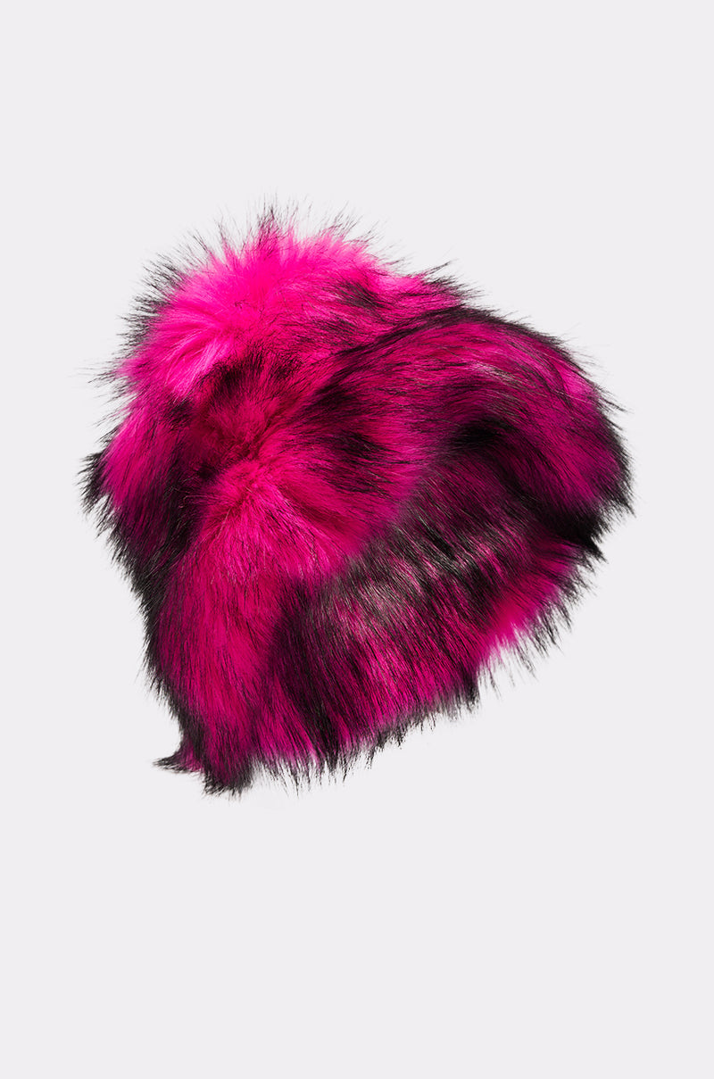 HOTTIE FAUX FUR BUCKET HAT