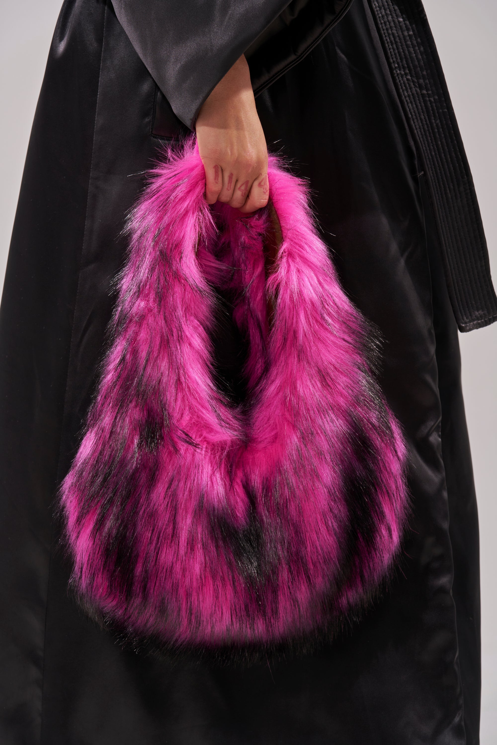 IN NYC FAUX FUR PURSE