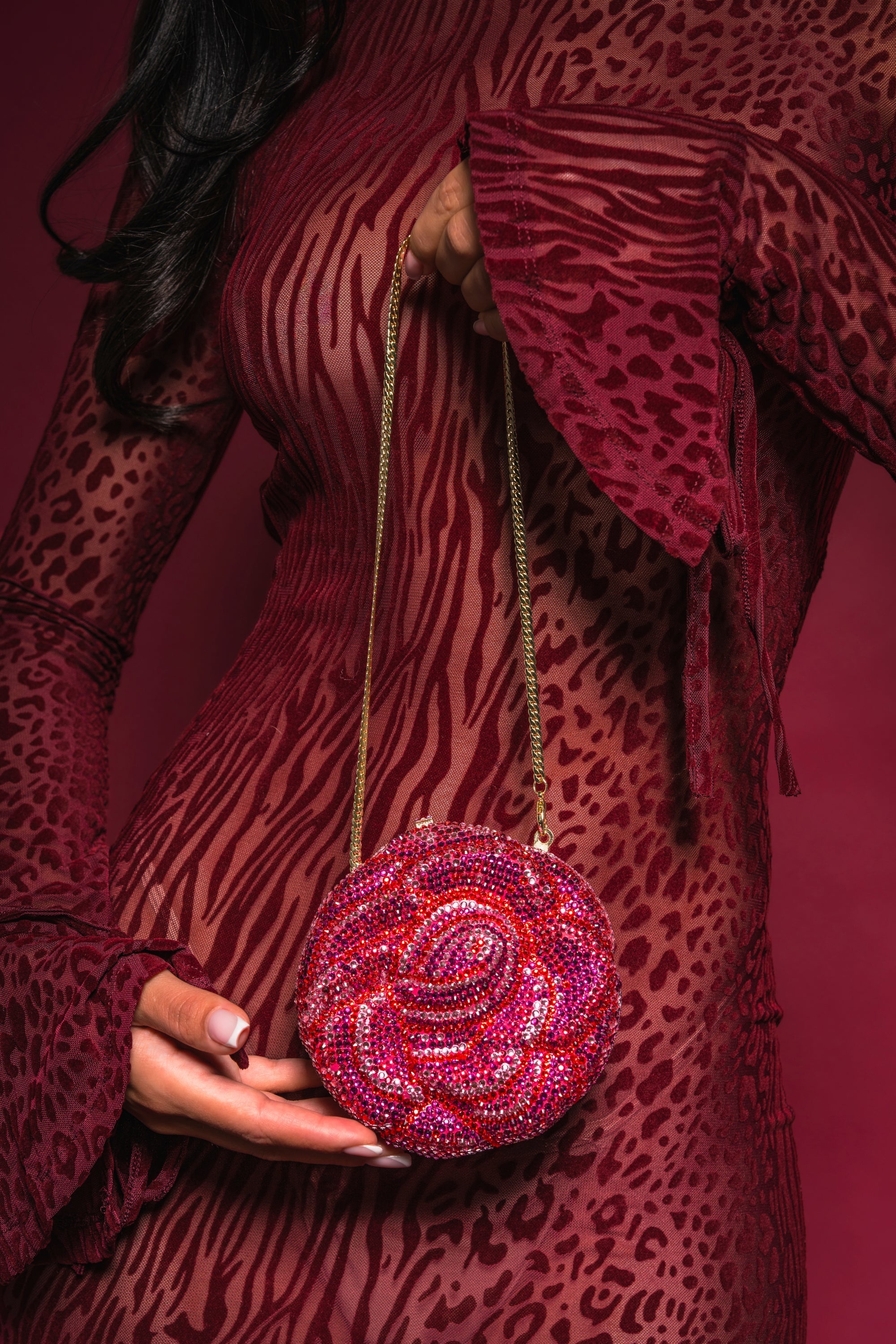 NOT THAT KIND OF ROSE PURSE