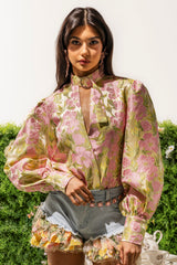 OVER IT FLORAL BODYSUIT