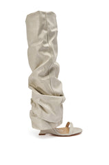 AZALEA WANG RAYLAN BONE GLADIATOR SANDAL