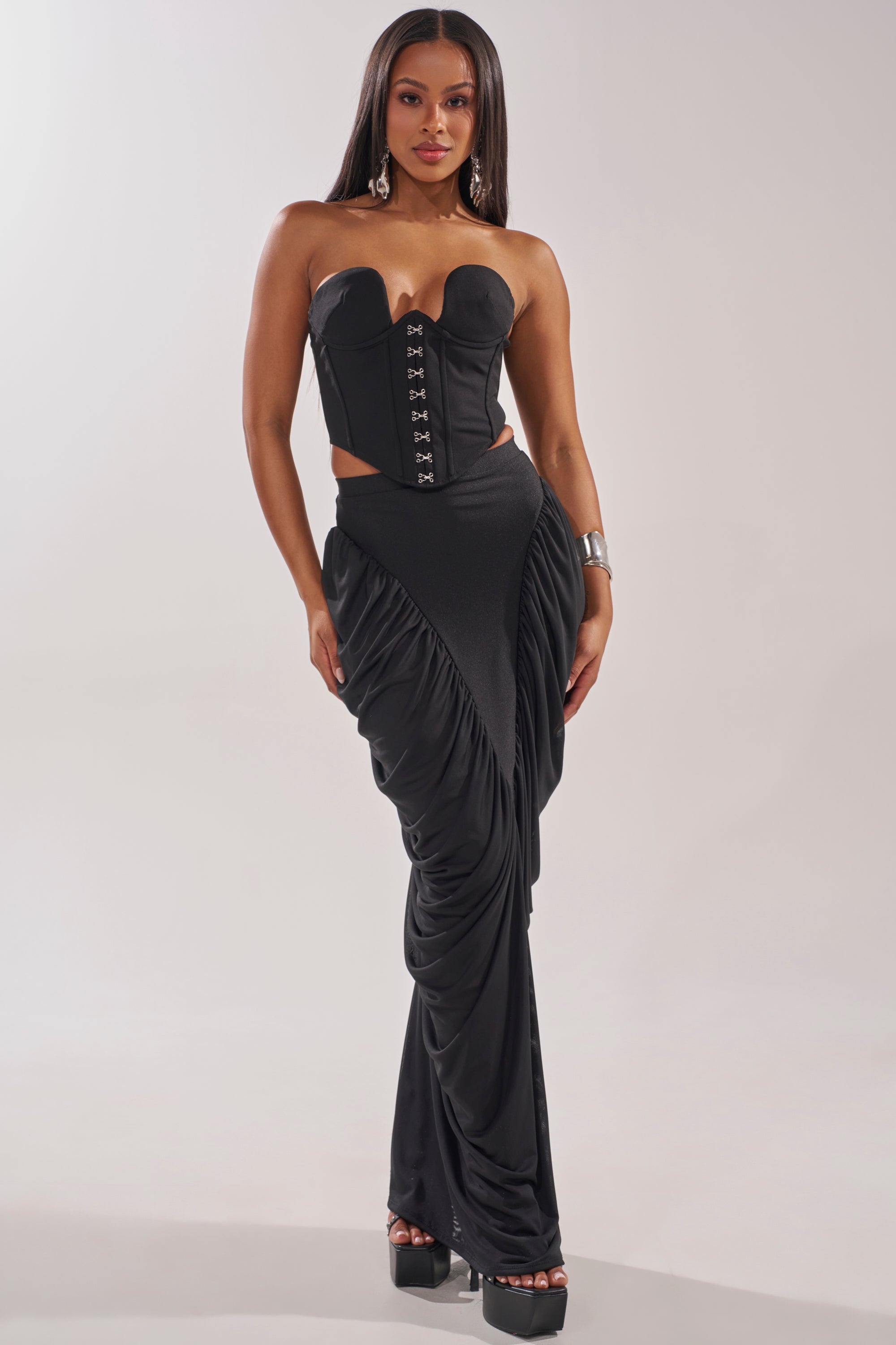DREAMY RUCHED SKIRT