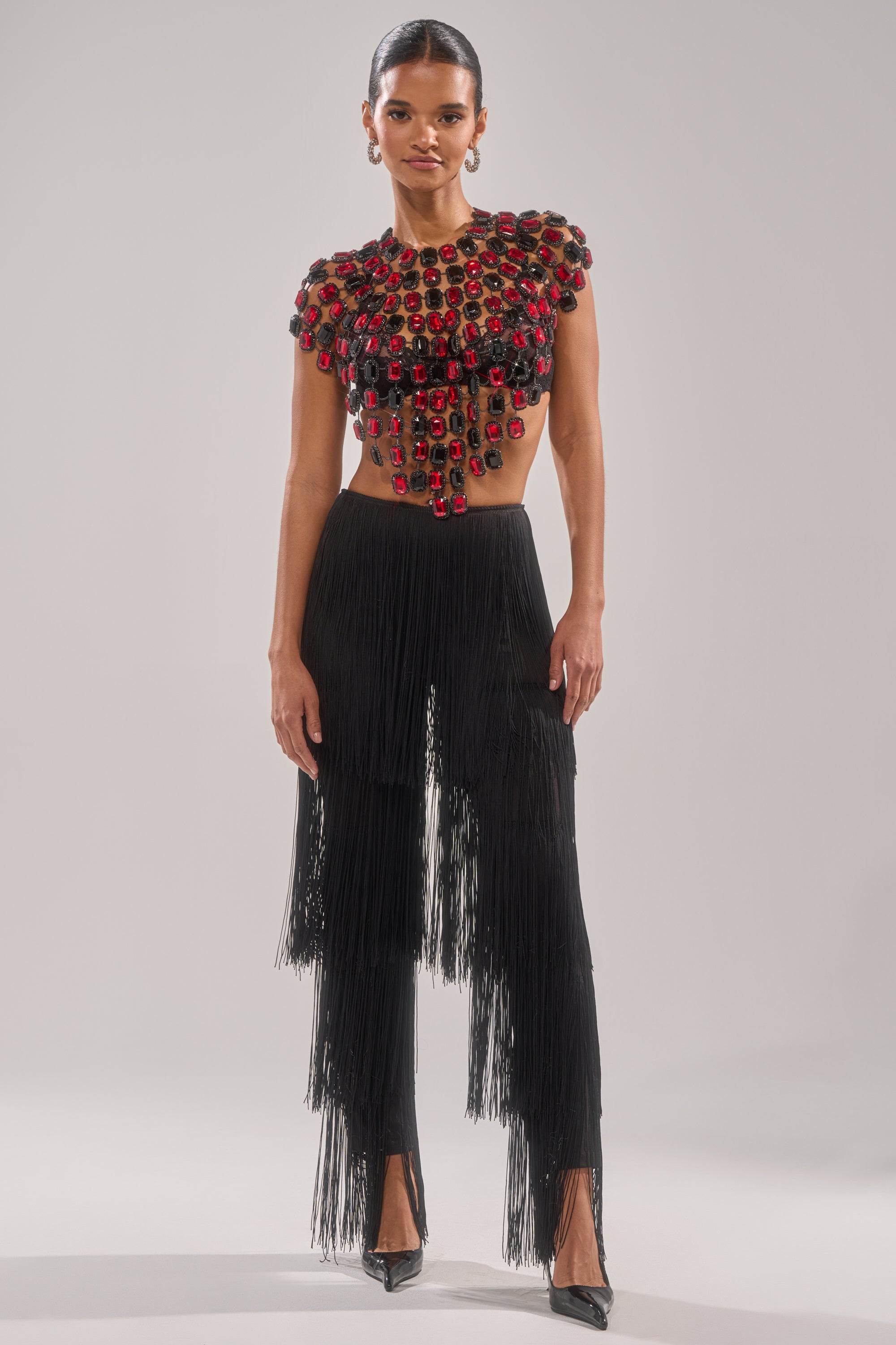 RUBY RHINESTONE BLOUSE