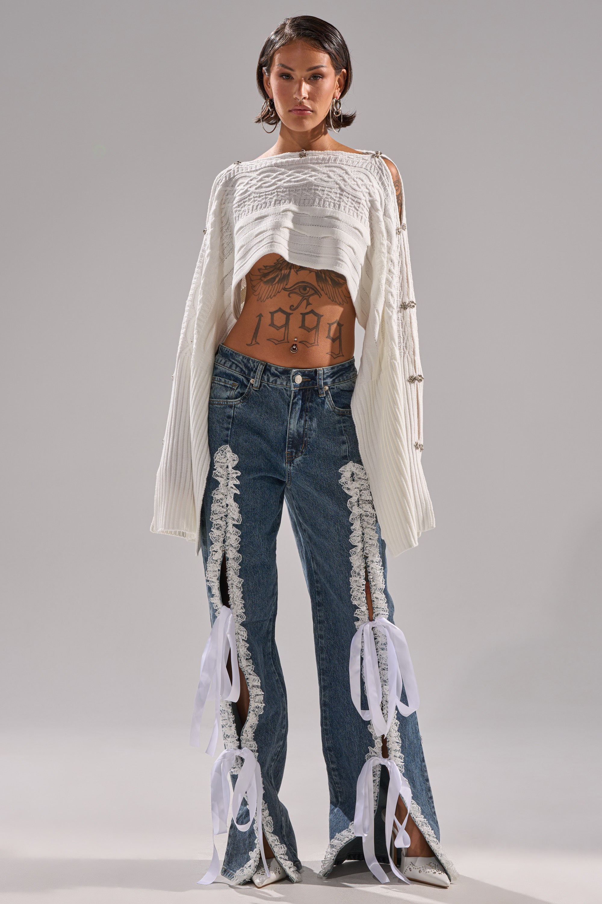 JOAN CABLE KNIT TOP