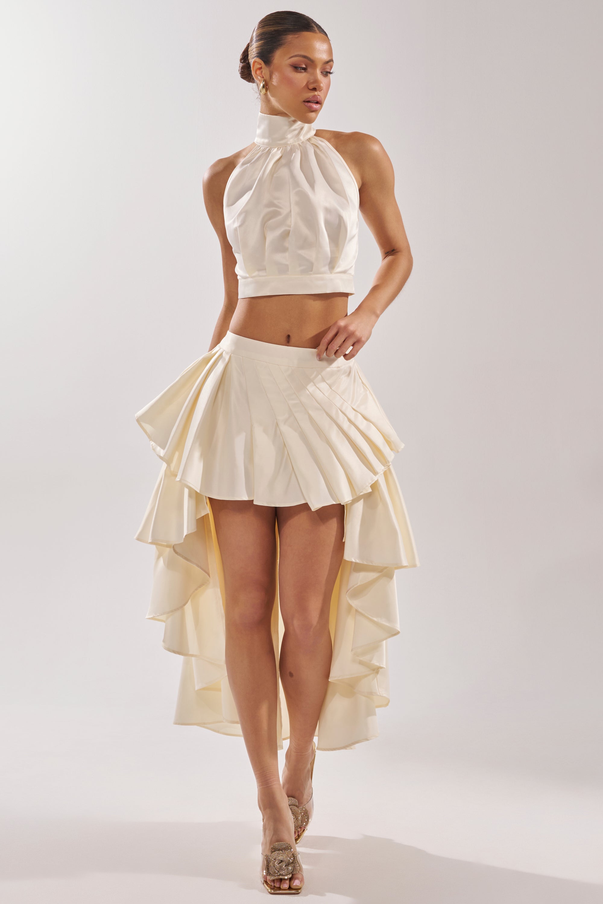 IT WAY EASY HIGH LOW SKIRT