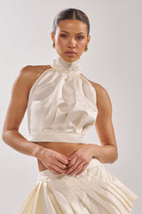IT WAS EASY MOCKNECK BLOUSE
