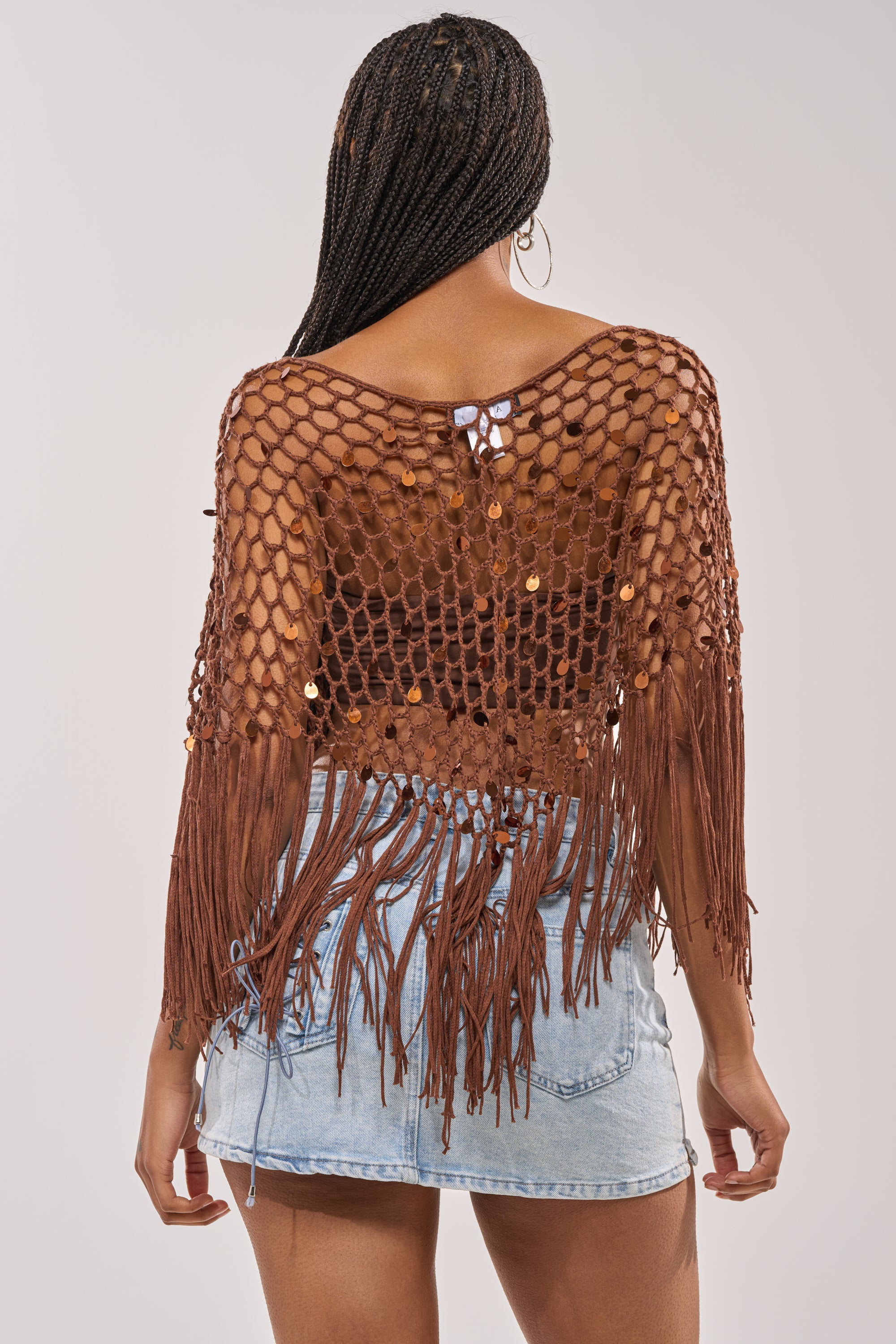 SHAKE IT QUEEN CROCHET BLOUSE