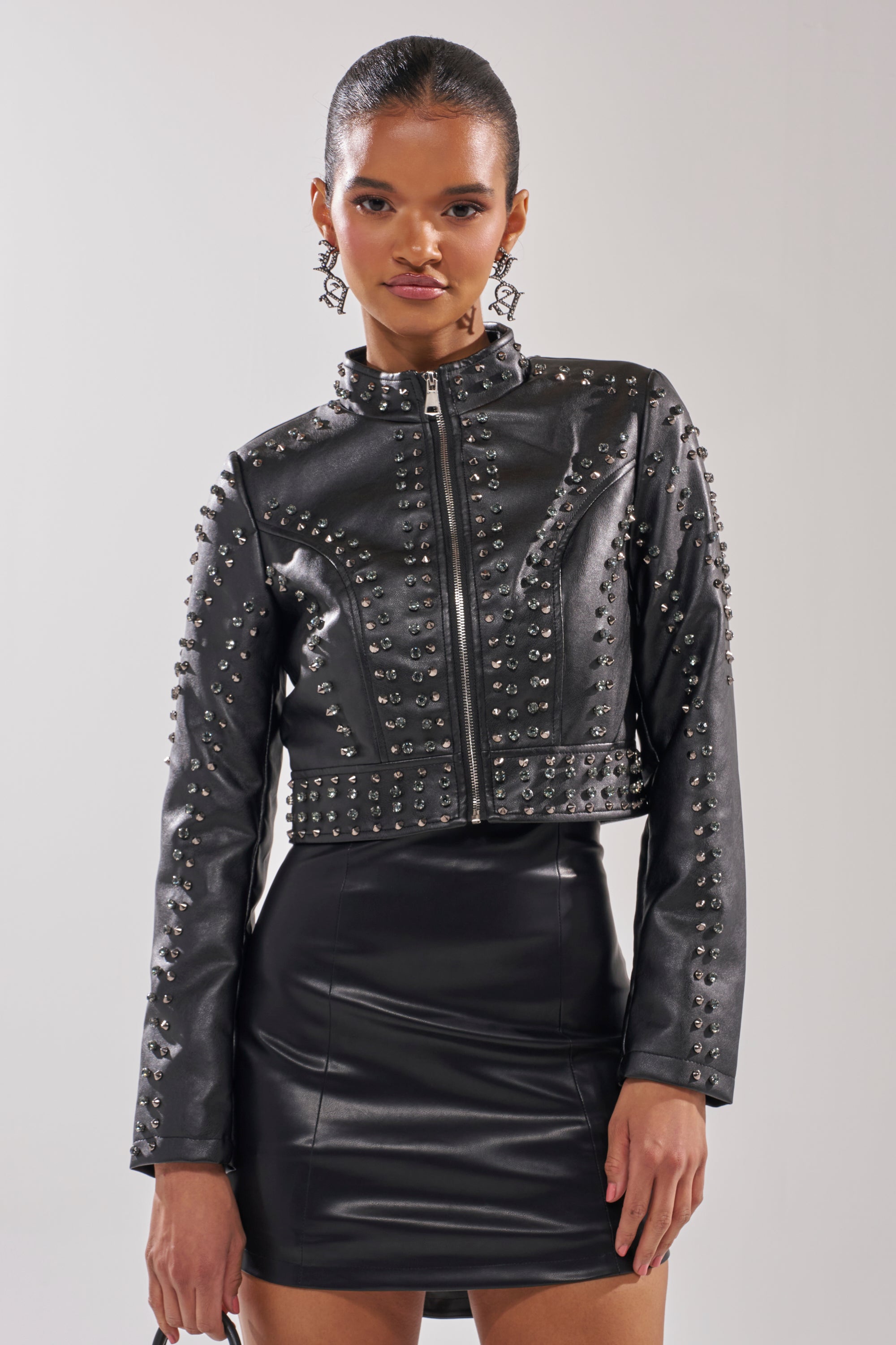 SYLVIE STUDDED MOTO