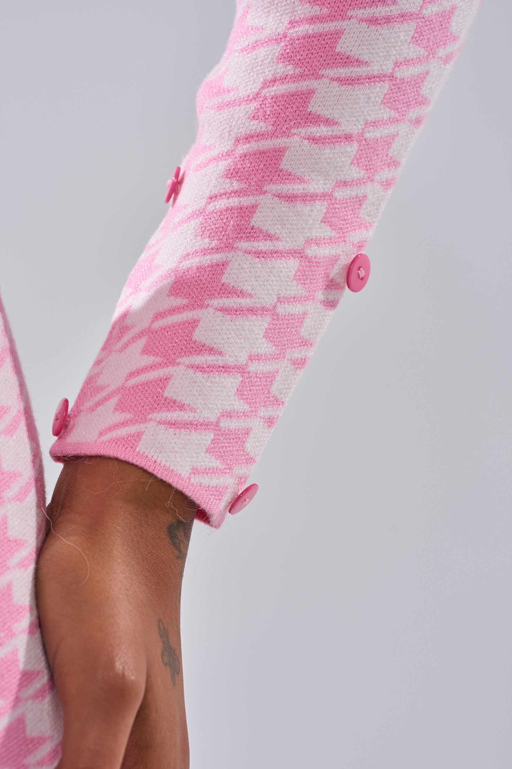 QUEEN OF LOVE SWEATER WITH FUR TRIM
