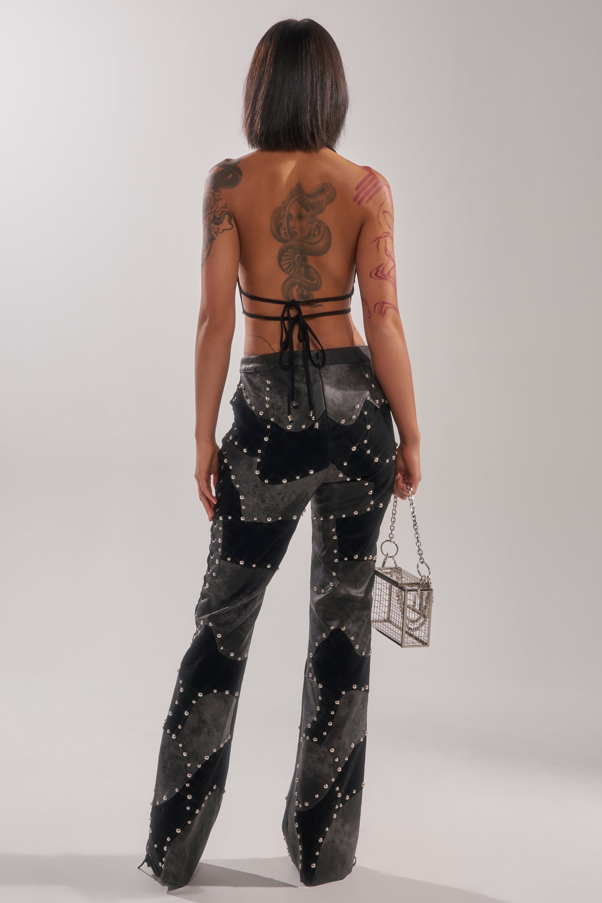 ROXY STUDDED SLEEVELESS JUMPSUIT