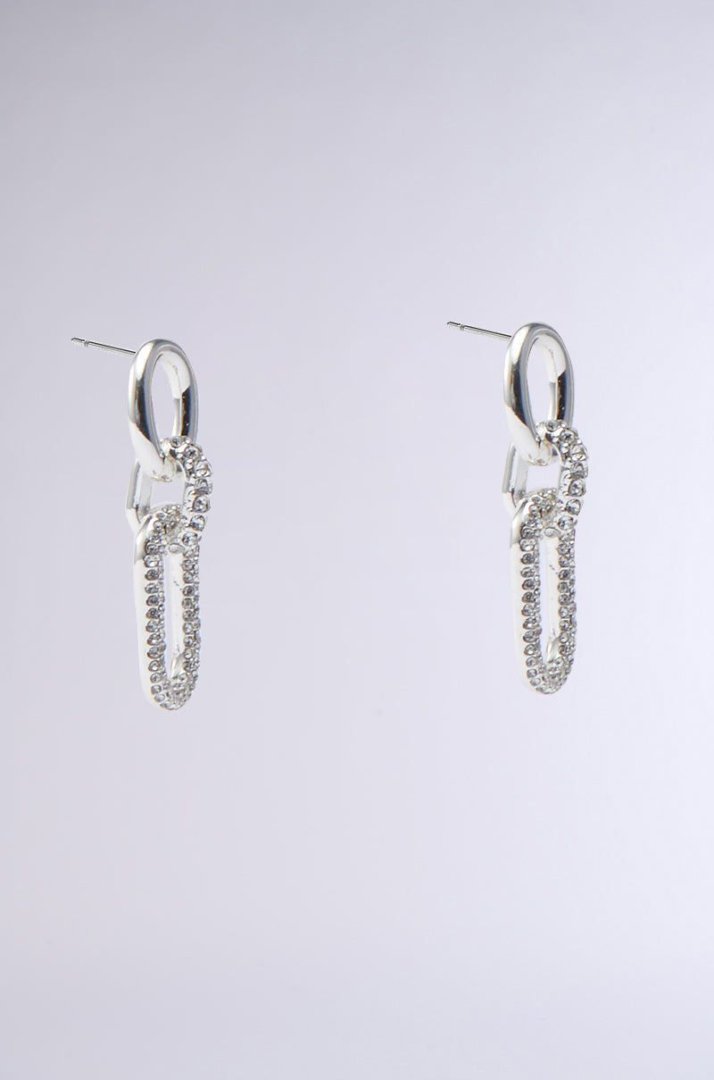 PAVE DANGLE EARRING