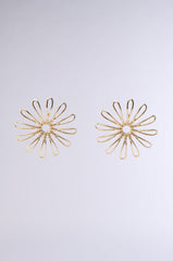 IN BLOOM GOLD EARRING