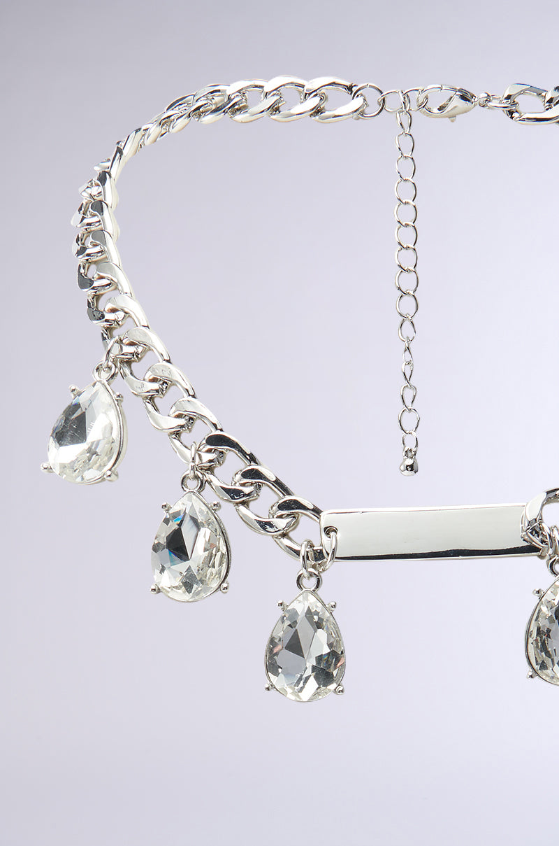 STAY DRIPPING IN DIAMONDS NECKLACE