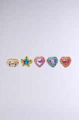 FLOWER POWER RING SET
