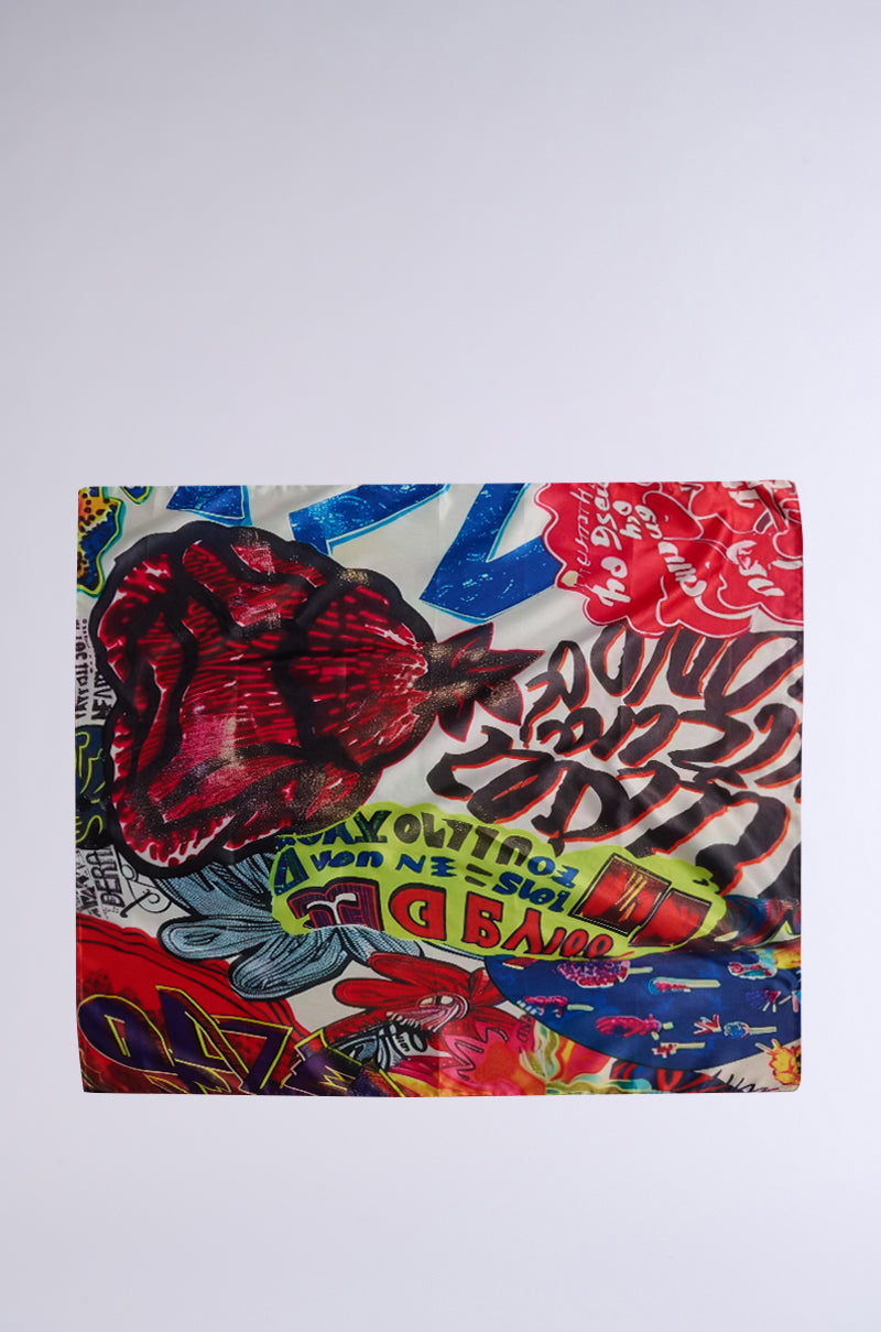 FLY ME OUT SATIN SCARF
