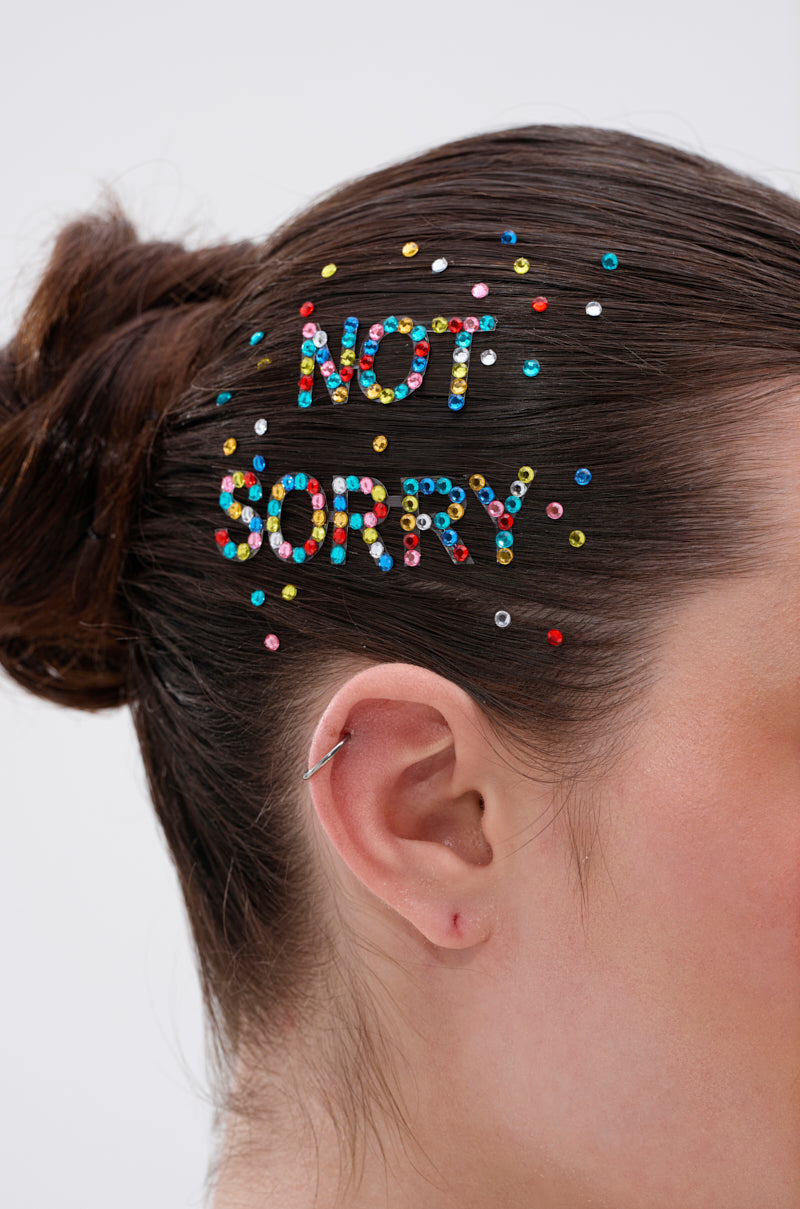 NOT SORRY HAIR GEMS