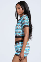 REBEL COLLARED TOP
