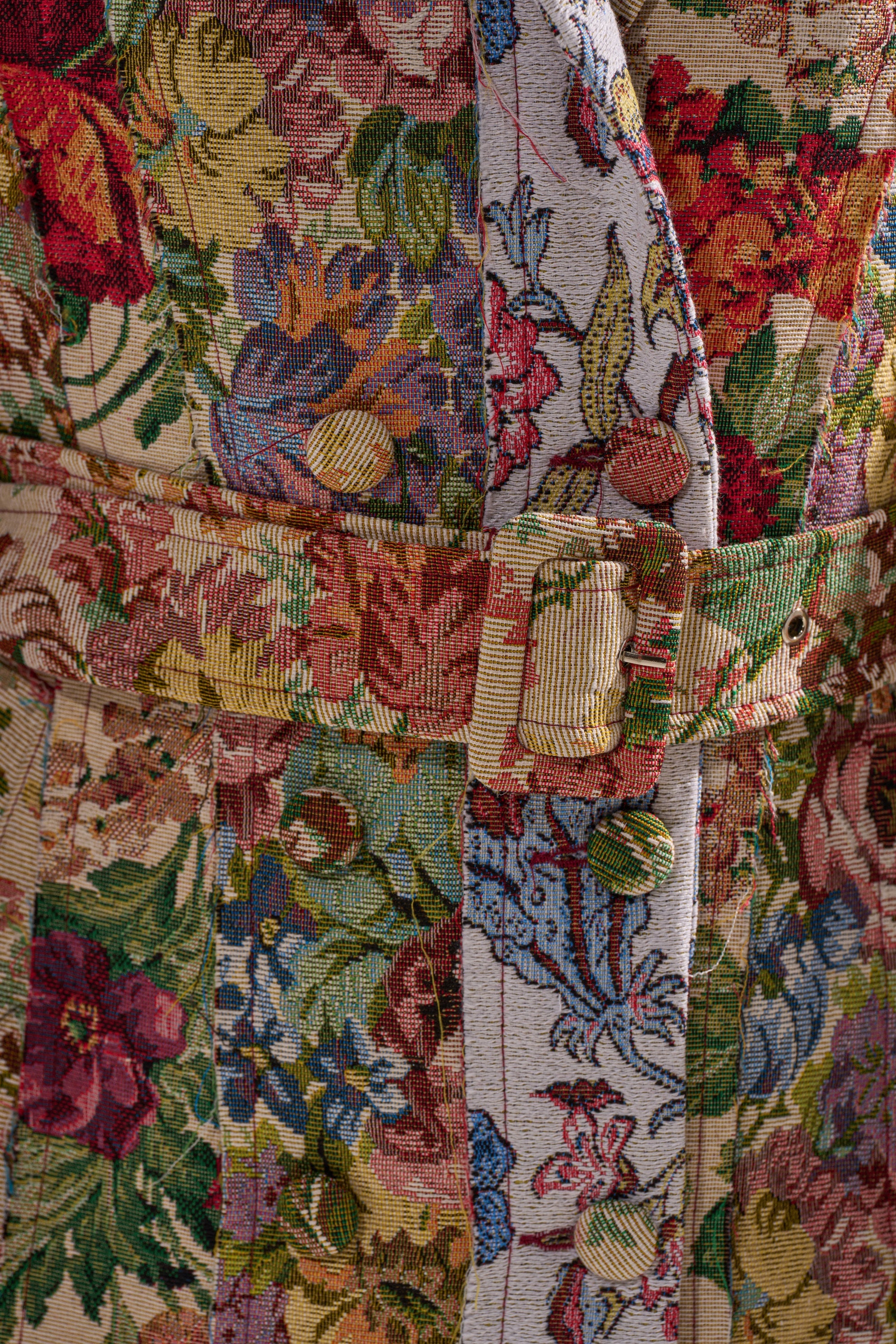 SUNDAY PATCHWORK TRENCH