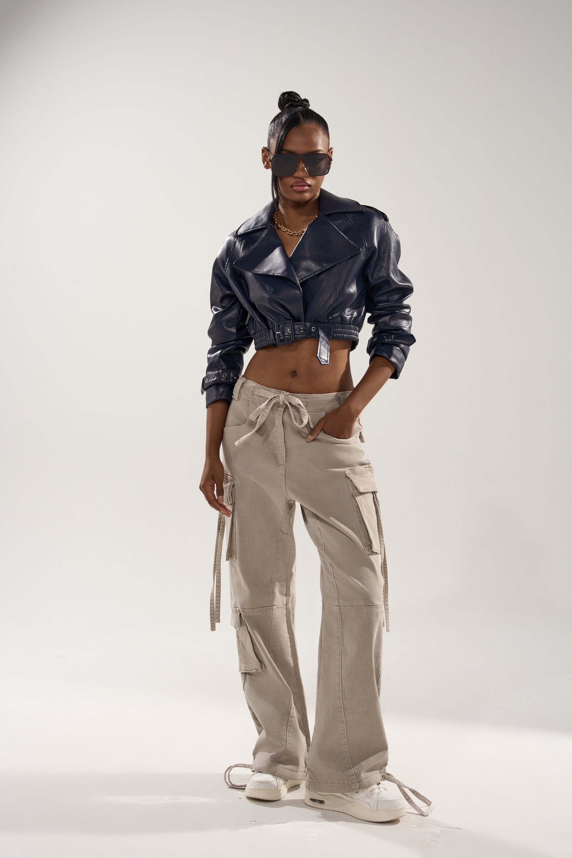 BUTTER LUXE MOTO IN NAVY