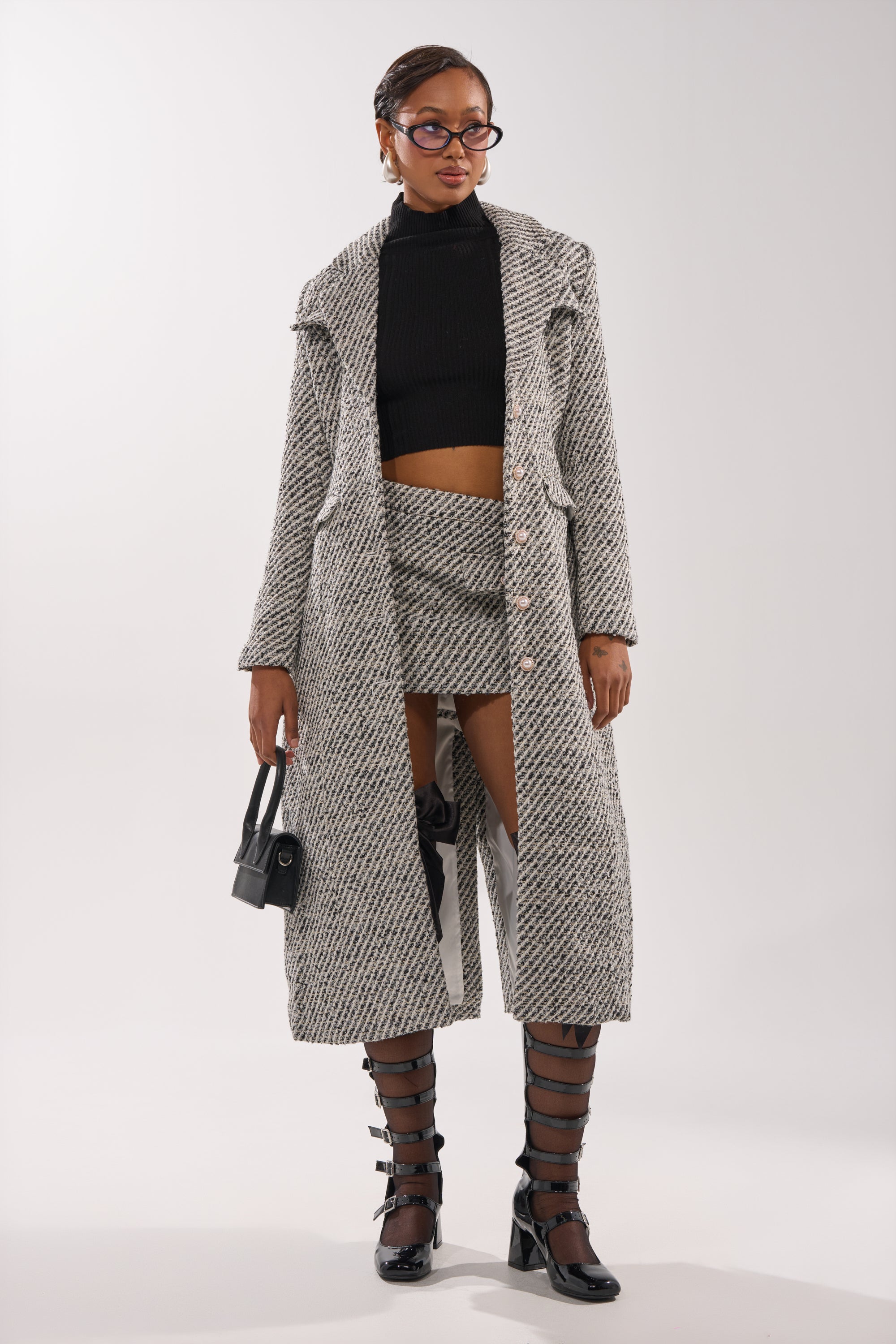 SEVILLE TWEED TRENCH