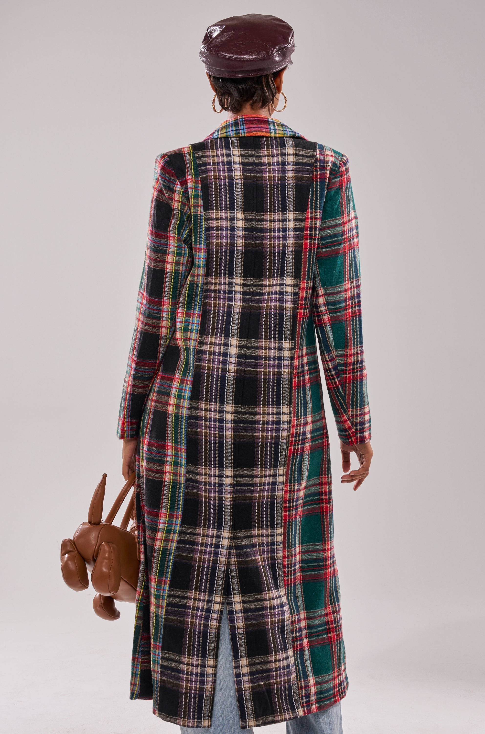 TALK TO ME NICE PATCHWORK TRENCH
