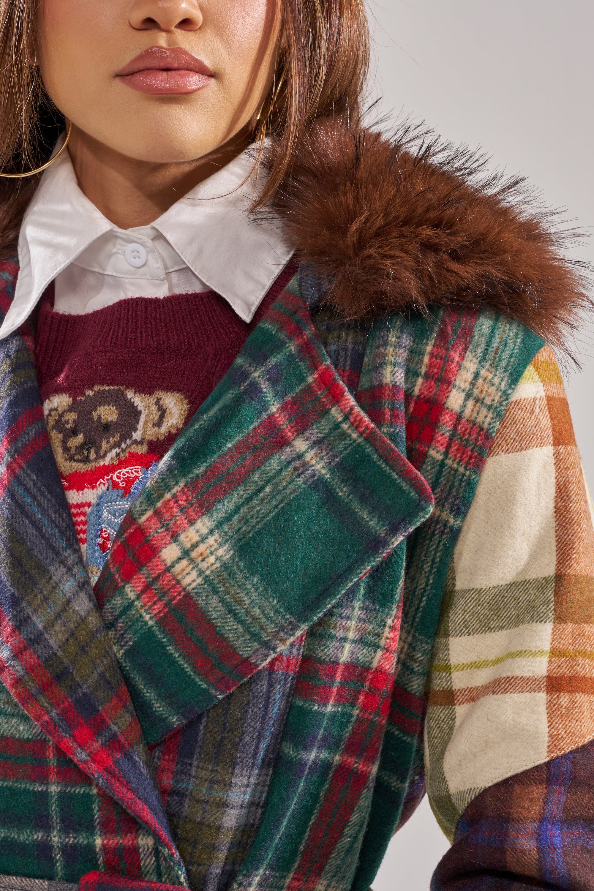RILEY PATCHWORK TRENCH