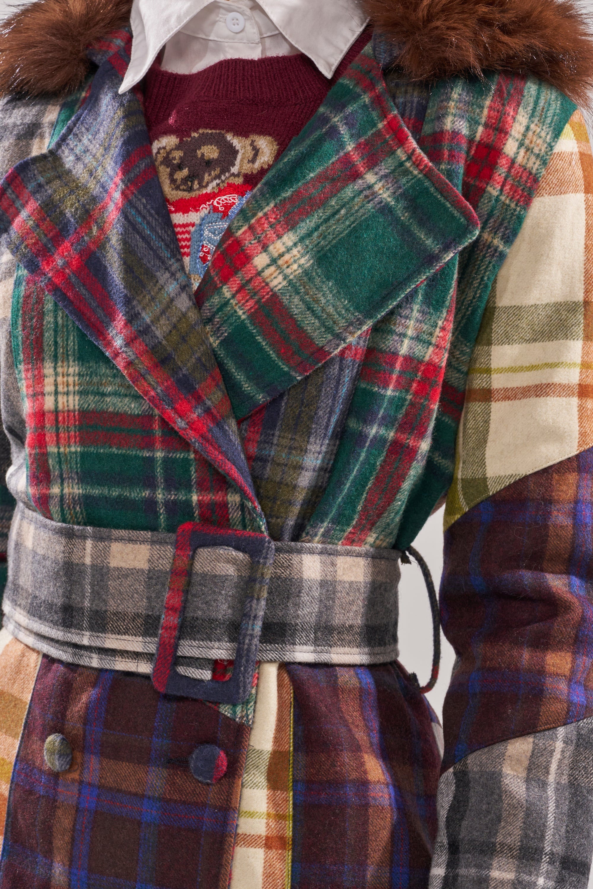 RILEY PATCHWORK TRENCH