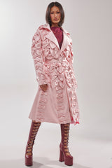 WRAP ME WITH A SATIN BOW TRENCH