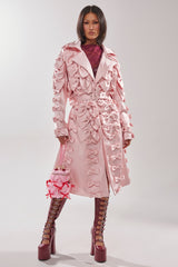 WRAP ME WITH A SATIN BOW TRENCH