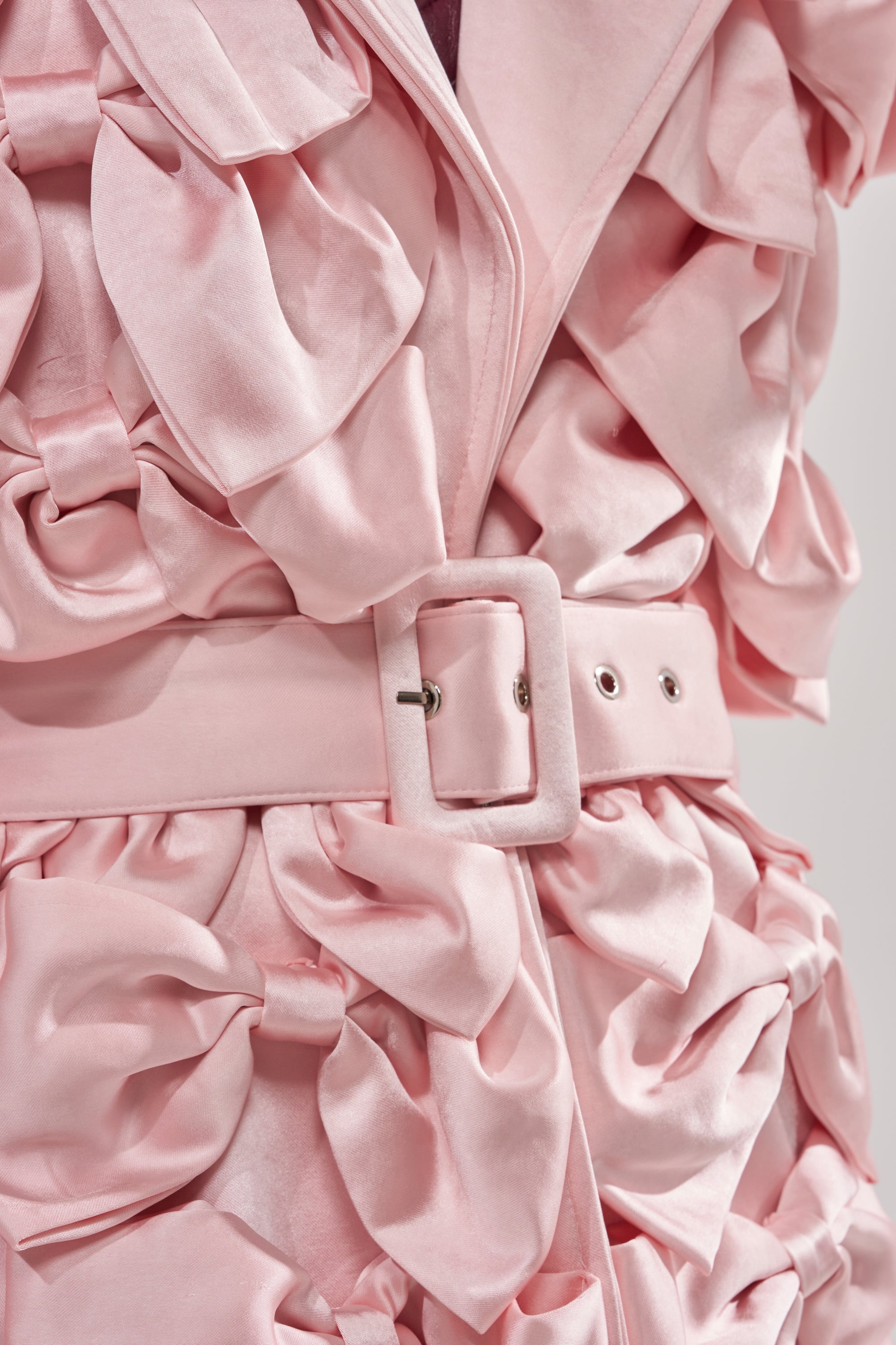 WRAP ME WITH A SATIN BOW TRENCH