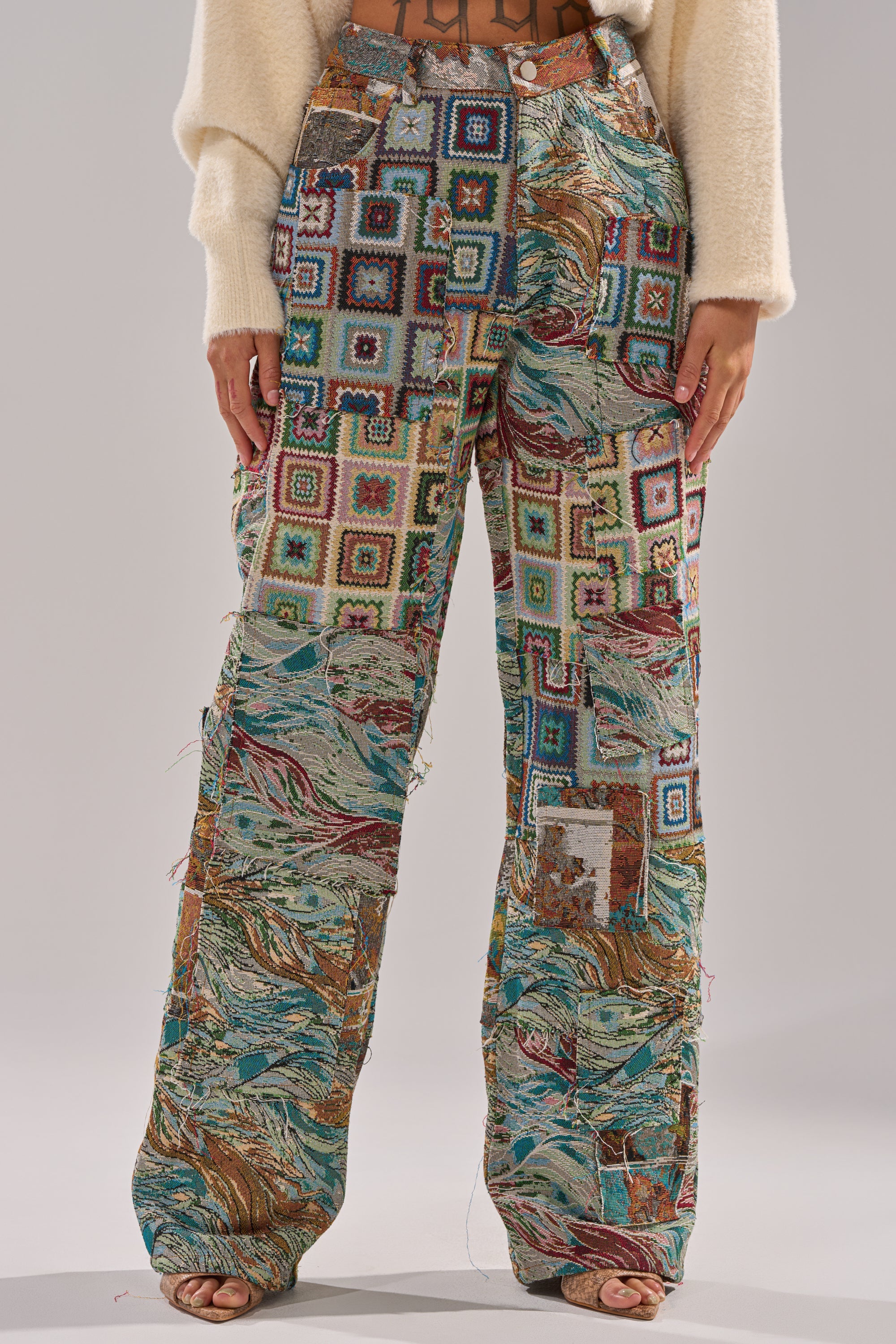 WILD PATCHWORK TROUSER