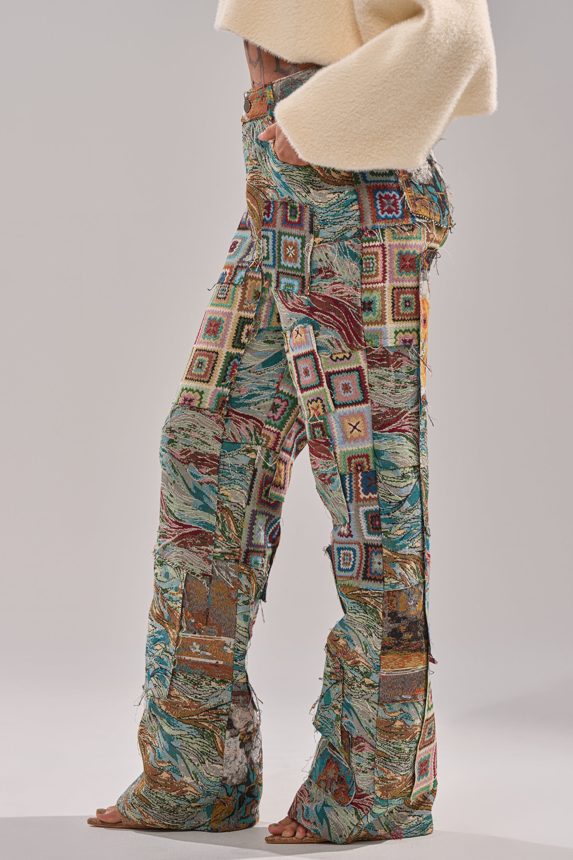 WILD PATCHWORK TROUSER