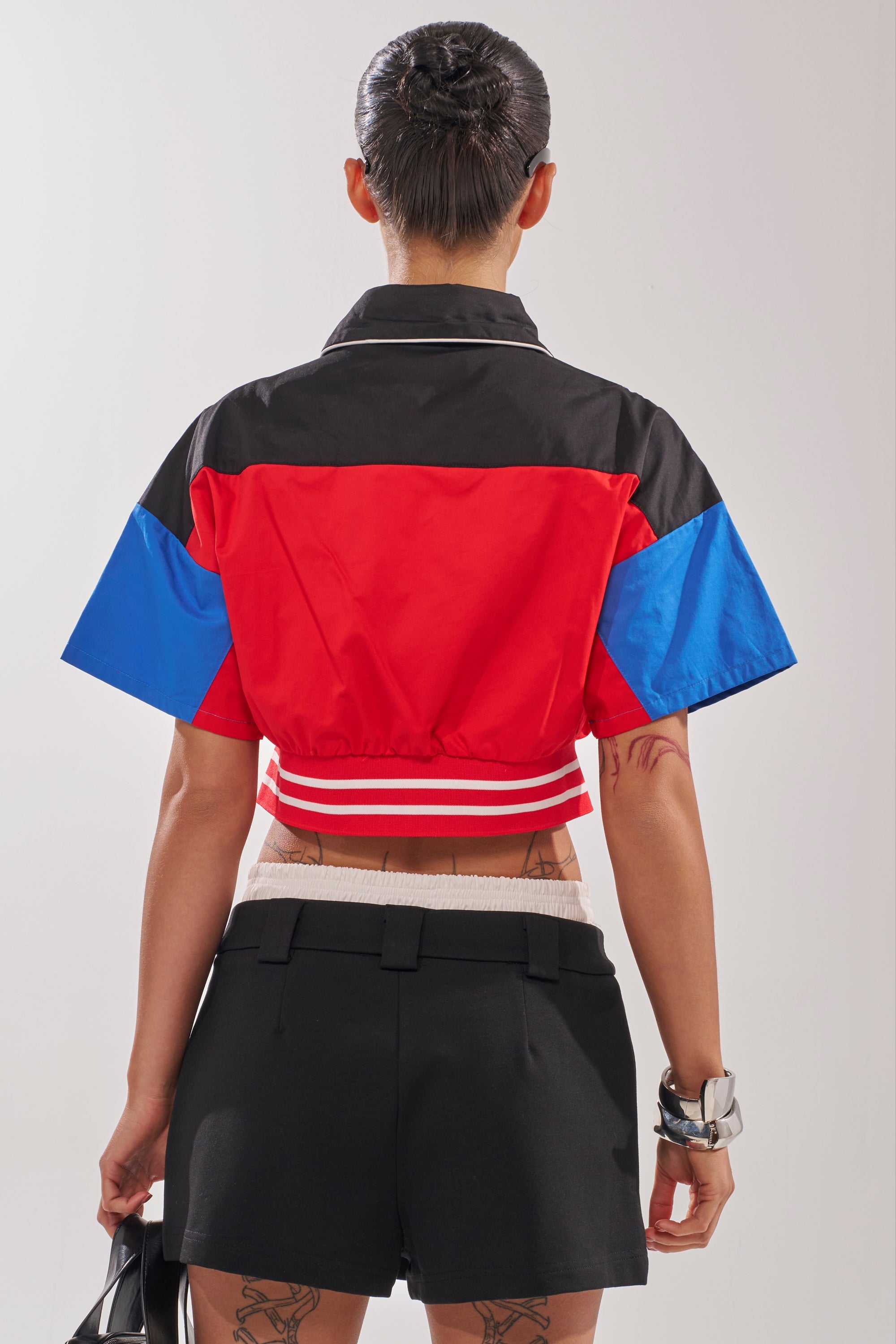 HIGH GEAR CROPPED BUTTON DOWN